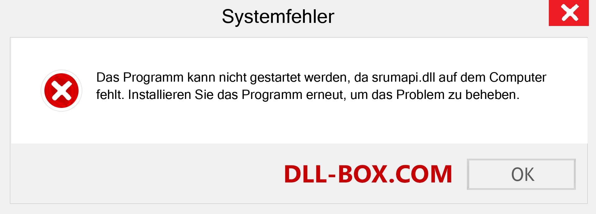 srumapi.dll-Datei fehlt?. Download für Windows 7, 8, 10 - Fix srumapi dll Missing Error unter Windows, Fotos, Bildern